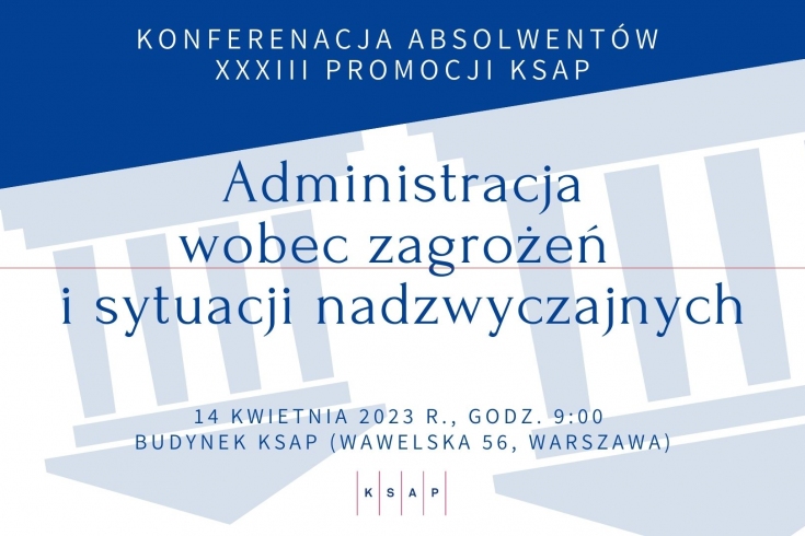 plakat z informacjami na temat tytułem konferencji - tytułem, datą i miejscem. W tle budynki odwrócone dachami do dołu.